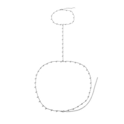 Pearl Charm Bikini Waist Belt Belly Chain Body Jewelry