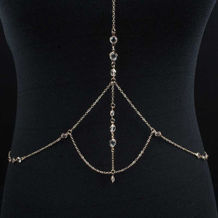 Fashion Body Jewelry Chain Romantic Belly Chest Chain