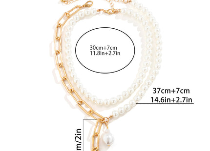Pearls Long Tassel Pendant Necklace for Women