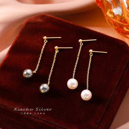 Shell Pearl Dangle Earring