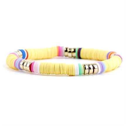Polymer Clay Boho Stretch Bracelet