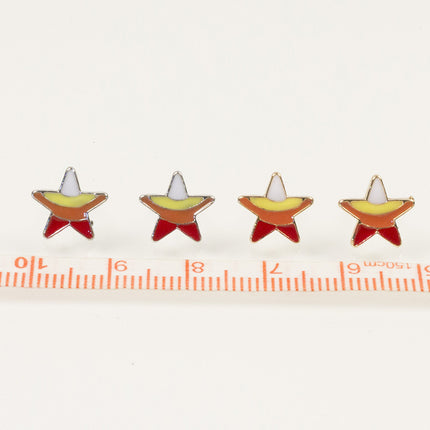 Enamel Jewelry Star Earrings