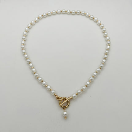 Imitation Pearl Pendant Necklace Bracelet - FASHION SHEGOODS LLC