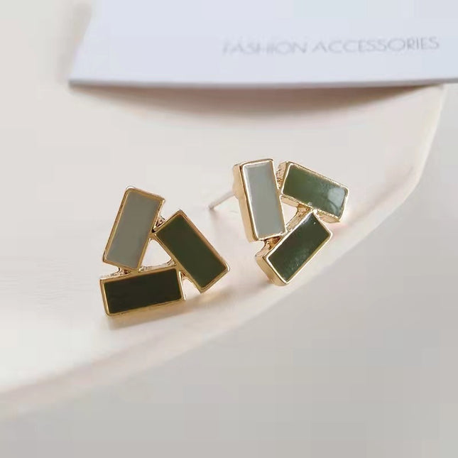 Geometric Triangle Earrings - FASHION SHEGOODS LLC