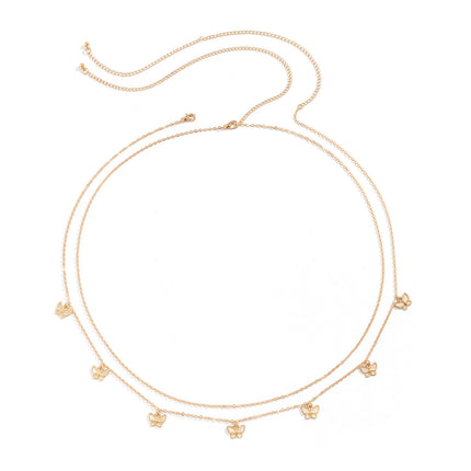 Summer Beach Custom love Double Sexy Punk Retro Chain
