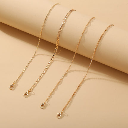 Summer Jewelry Multi-Layer Beach Chain Anklets Jewelry