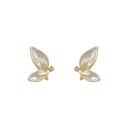 Creative Enamel Butterfly Earrings