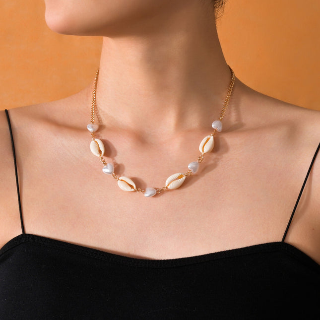 Vintage White Shell Necklace
