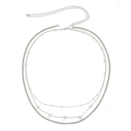 Stone Bead Waist Chain Hip Hop Metal Body Chain