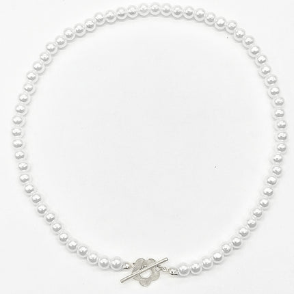 Fashion Flower OT Pearl Necklace