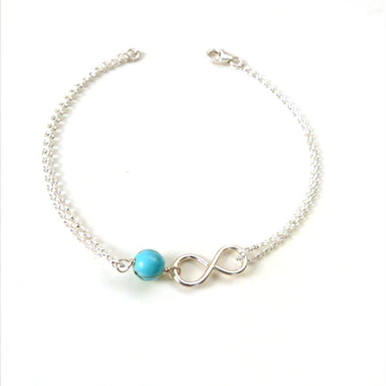 Infinity Double Link Chain Bracelet