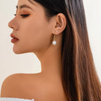 White Earring