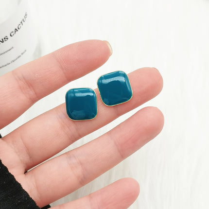 Geometric Simple Square Earrings - FASHION SHEGOODS LLC