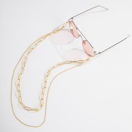 Women Jewelry Hip Hop Multi-layer Sunglasses Chain Lanyard Neck Strap