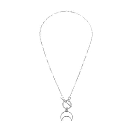 Moon Shape Pendant Necklace