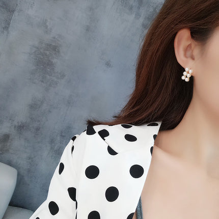 Pearl Pave Earring
