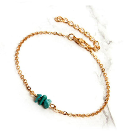 Nature Stone Charm Handmade Bracelet
