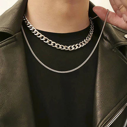 Classic Thick Chain Necklace Hip-Hop Men Cuban Necklace