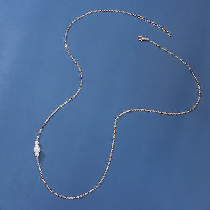 Beach Pearl Simple Women Waist Belly Sexy Fashion Jewelry Body Chain
