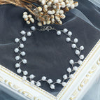 Imitation Rhodium Color-white bead