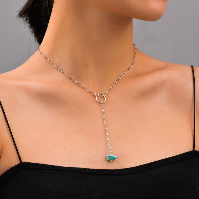 Turquoise Drop Necklaces