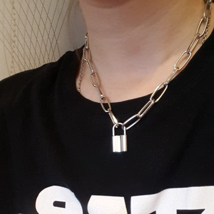 Popular Lock Chain Necklace