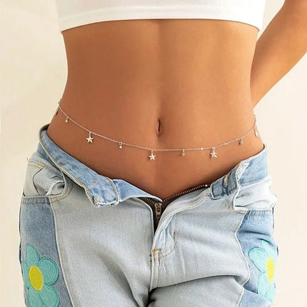 Sweet Simple Design Women Star Body Jewelry