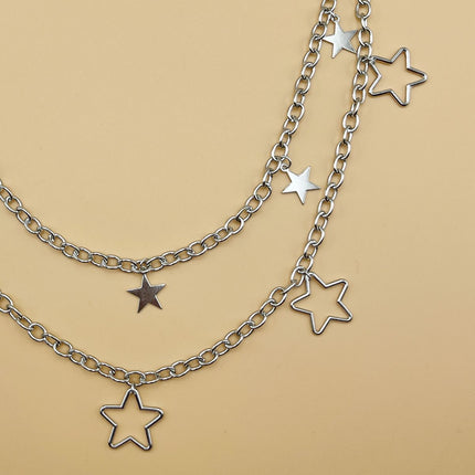 Stars Keychain Punk Trouser Wallet Chain Hip Hop Jeans Chains