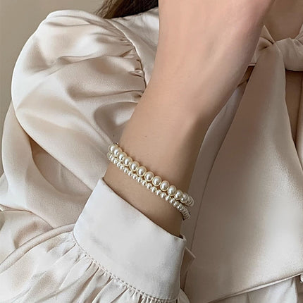 Exquisite Glass Pearl Bracelets