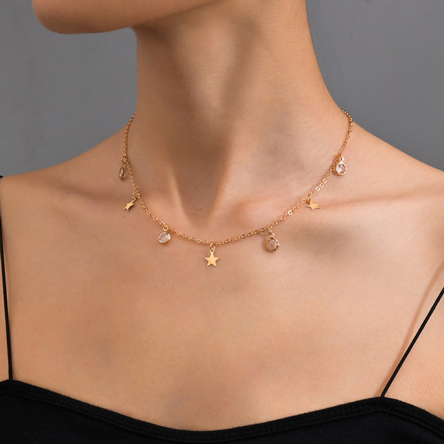 Star Tassel Pendants Necklace