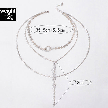 Long Y-shaped Multilayer Necklace Sexy Pendant Necklace - FASHION SHEGOODS LLC