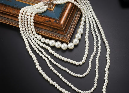Multilayer Elegant Imitation Pearl Chain Necklace for Women Trend Luxury Beads Choker Neck Jewelry Gift Wed Accessories pearl necklaces for women pearl necklace pearl necklace