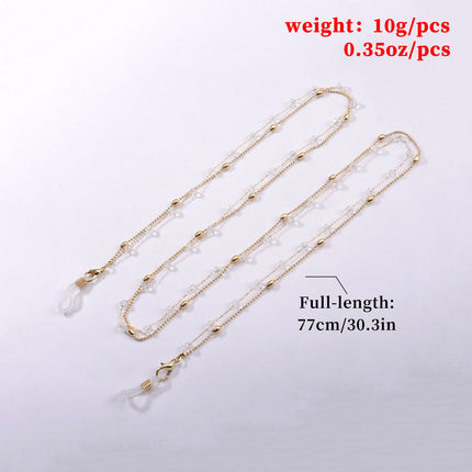 Woman Metal Masking Chains Sunglasses