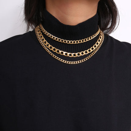 Cuban Chain Vintage Punk Necklace