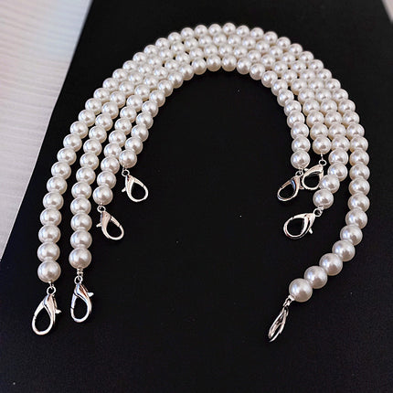 Pearls Beaded Women Lady Handbags Pearl Shoulder Hand Bag Purse Chain