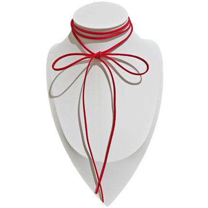 Thread Colored Hand Woven Rope Necklace