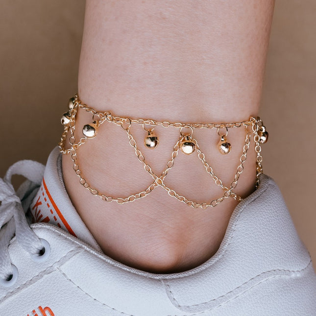 Multilayer Foot Bracelet Beach Anklet Chain