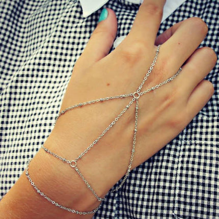 Hand Harness Bracelets With Finger Ring Slave Bracelet