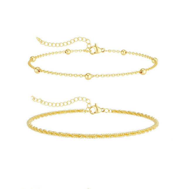 Multi Layer Anklet Fashion Gold Ankle Jewelry
