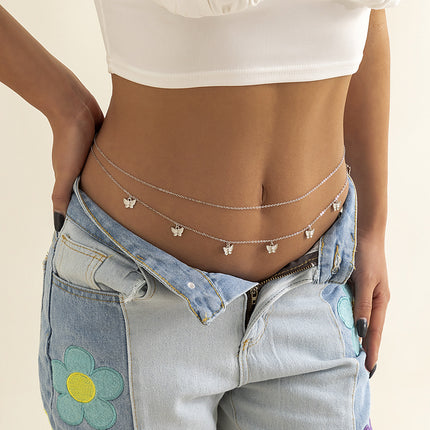 Summer Beach Custom love Double Sexy Punk Retro Chain
