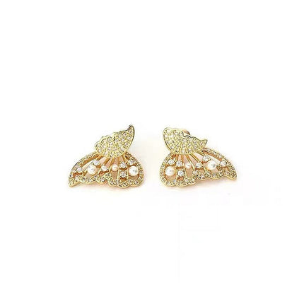 Hollow Butterfly Wing Earrings - FASHION SHEGOODS LLC