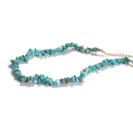 Bohemian Natural Stone Beaded Choker Necklace
