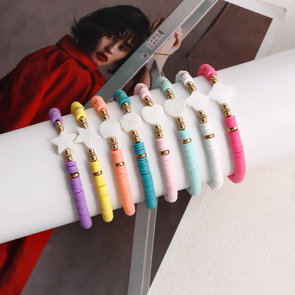Color Polymer Clay Bracelet for Women