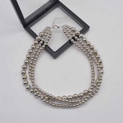CCB Bead Chain Necklace Women