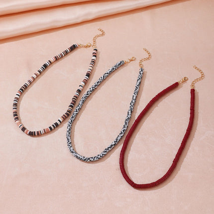 Polymer Clay Beads Necklace