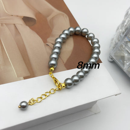 Glass Pearl Bracelet Woman Magnet Clasp