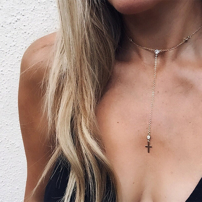 Cross Chain Necklace