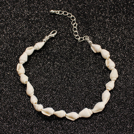Concho Shell Bead Foot Bracelets
