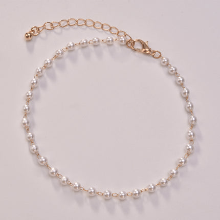 Pearl Beads Foot Bracelet