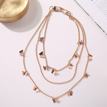 Punk Street Butterfly Belt Waist Chain